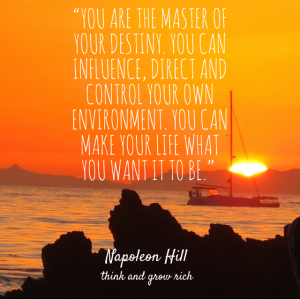 You Are The Master of Your Destiny...